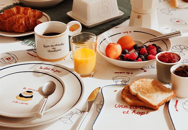 Petit-déjeuner à la française